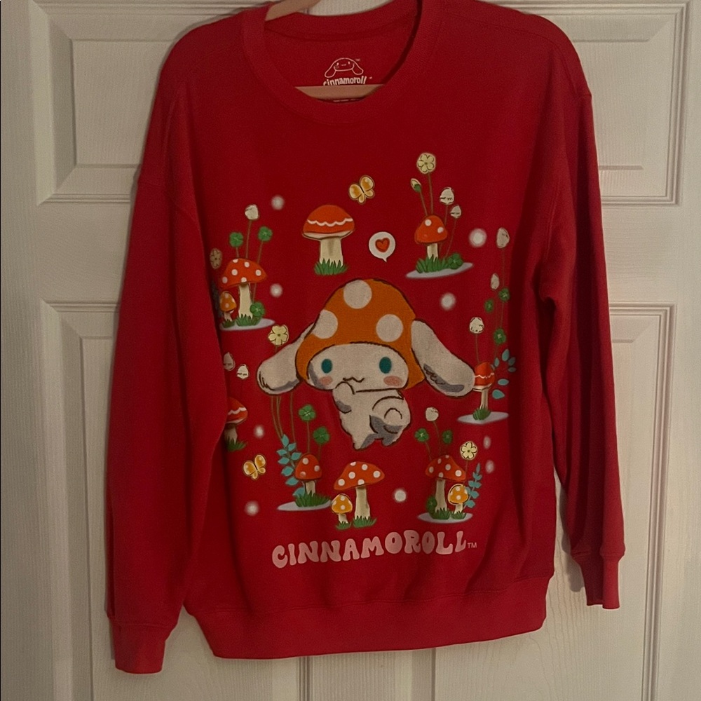 Cinnamoroll Red Graphic Sweatshirt